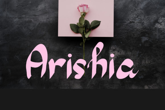 Arishia: Elegant Script Font for Craft Creators