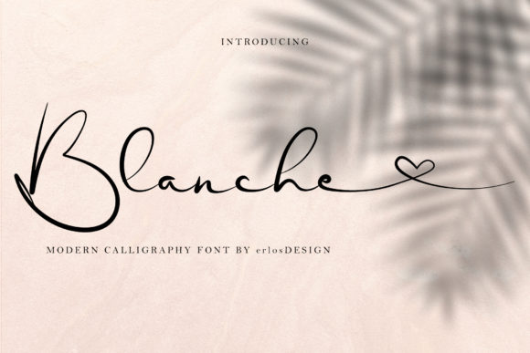 Blanche: Elegant Handwritten Font