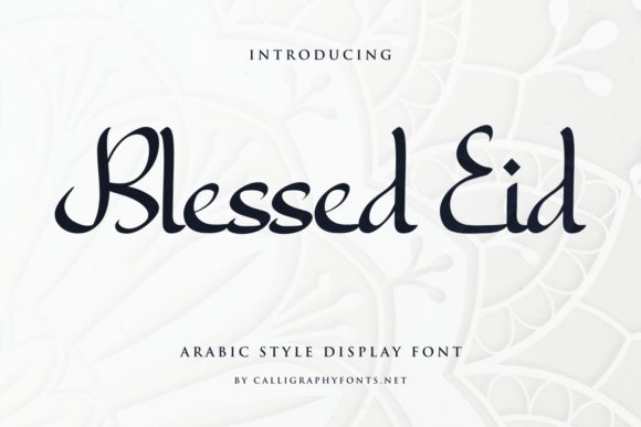 Blessed Eid Font for Business