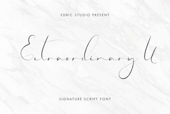 Extraordinary U: A Font for Creative Campaigns