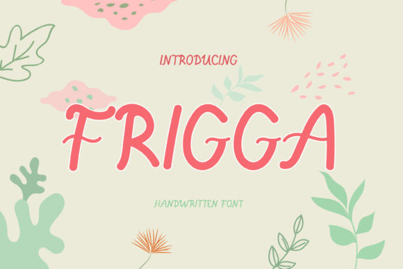 Frigga Font: A Handwritten Delight for Crafters and Makers