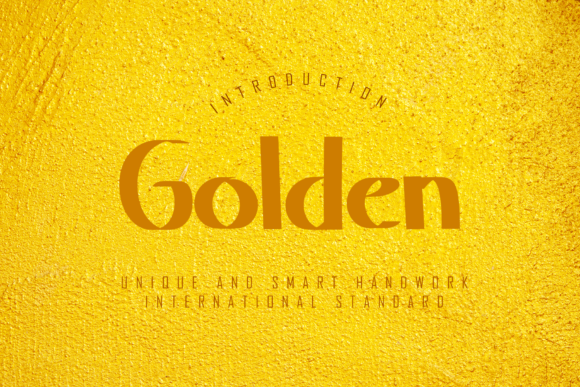 Golden: A Premium Script Font
