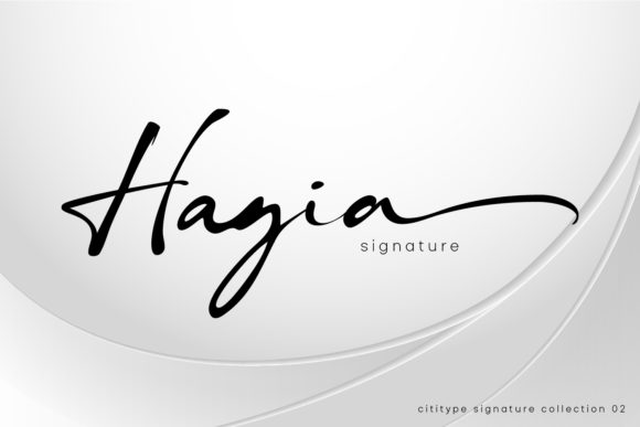 Hagia: A Timeless Handwritten Font