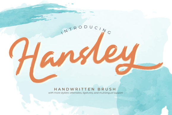 Hansley: A Trendy Font for Business Branding