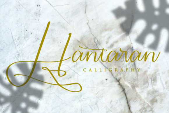 Hantaran: A Script Font for Web Design