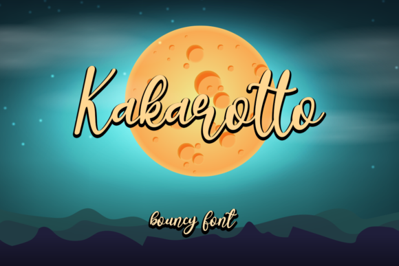 Kakarotto: A Flowing Handwritten Font
