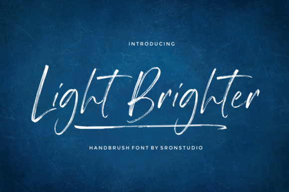 Light Brighter: A Handwritten Font for Elegant Design