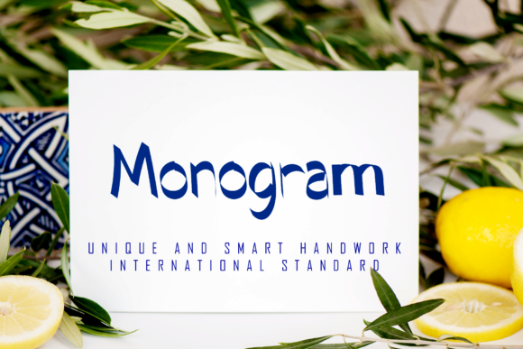 Monogram: A Handwritten Font for Web Design