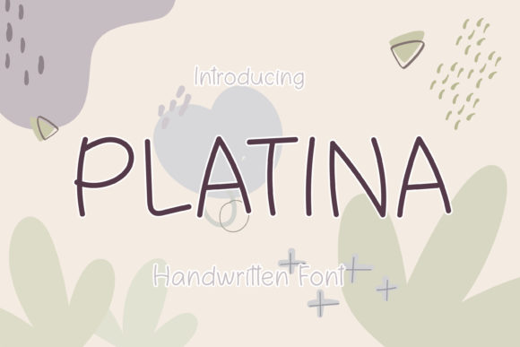 Platina: A Happy Handwritten Font