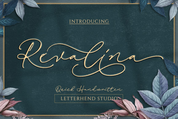 Revalina: A Poetic Typeface for Digital Marketing