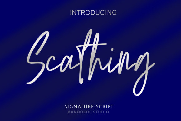 Scathing: A Bold Font for Digital Campaigns