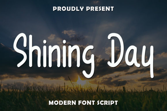 Shining Day: A Sweet Handwritten Font