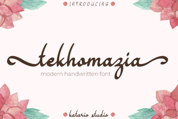 Tekhomazia: A Handwritten Font That Makes Campaign Visuals Instantly Recognizable