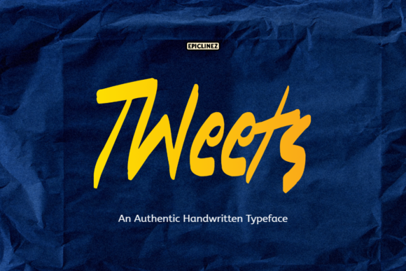 Tweets: A Handwritten Font for Modern Marketing