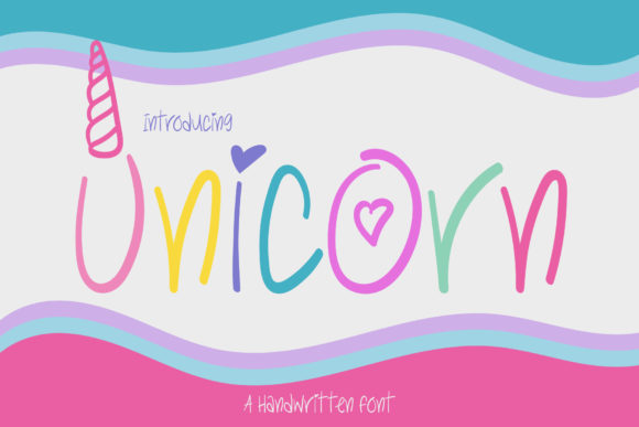 Unicorn Font: A Playful Handwritten Typeface for Digital Campaigns