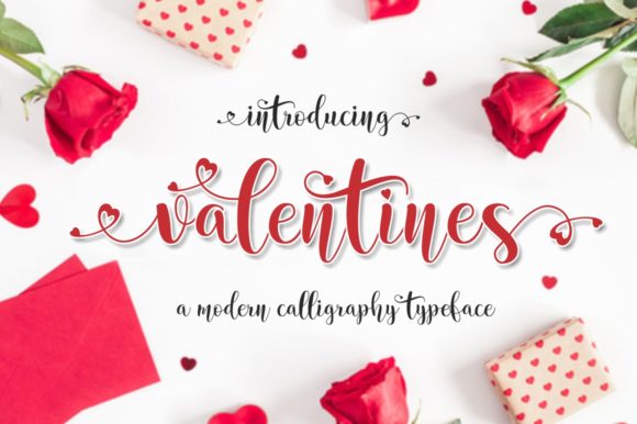 Valentines: A Romantic Font for Web Design