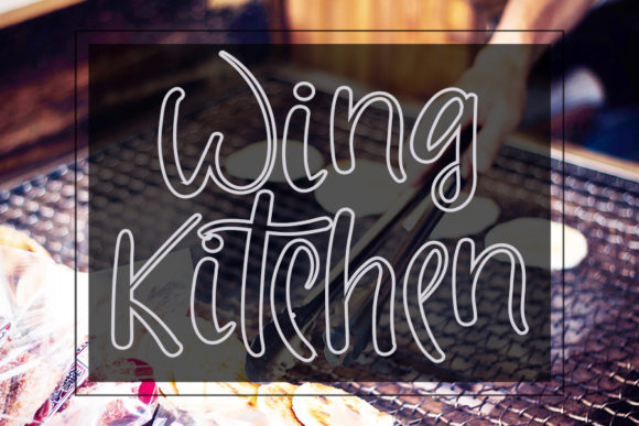 Wing Kitchen Font for Creative Projects